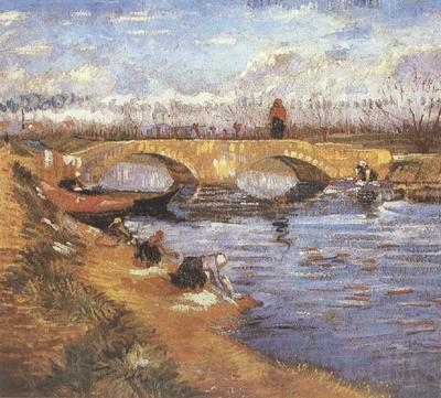 Vincent Van Gogh The Gleize Brideg over the Vigueirat Canal (nn04) Spain oil painting art